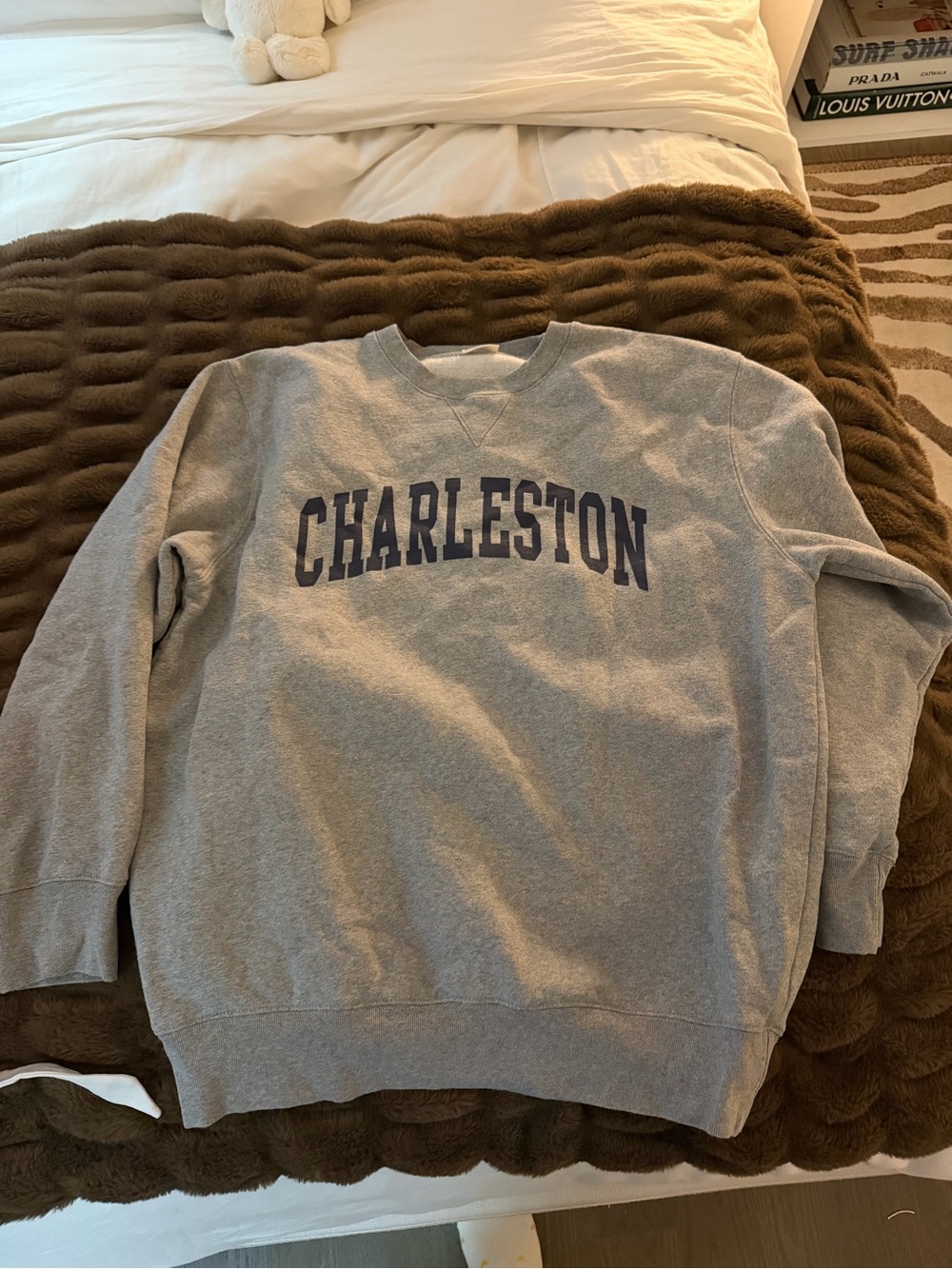 Brandy Charleston Grey Crewneck Sweatshirt